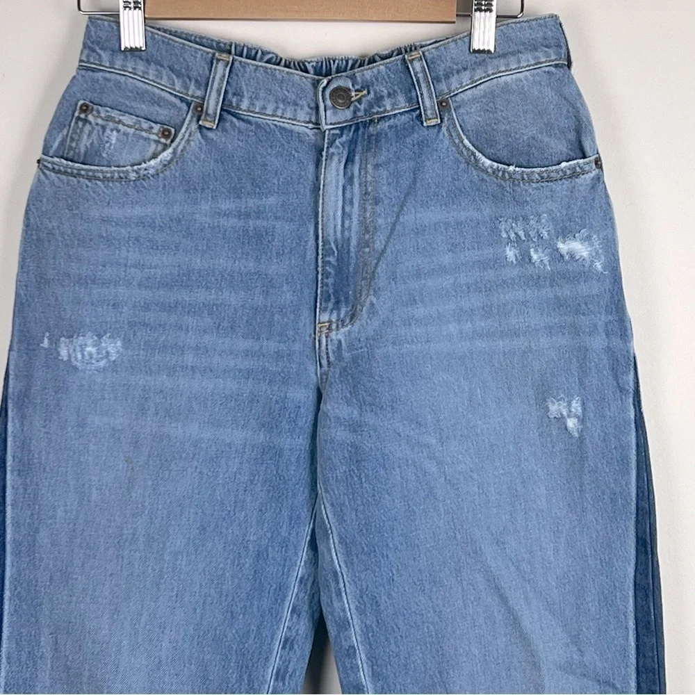 SER.O.YA Maggie Mid Rise 90s Style High Waist Vintage Straight Jean In Mojave 26 - Picture 6 of 14